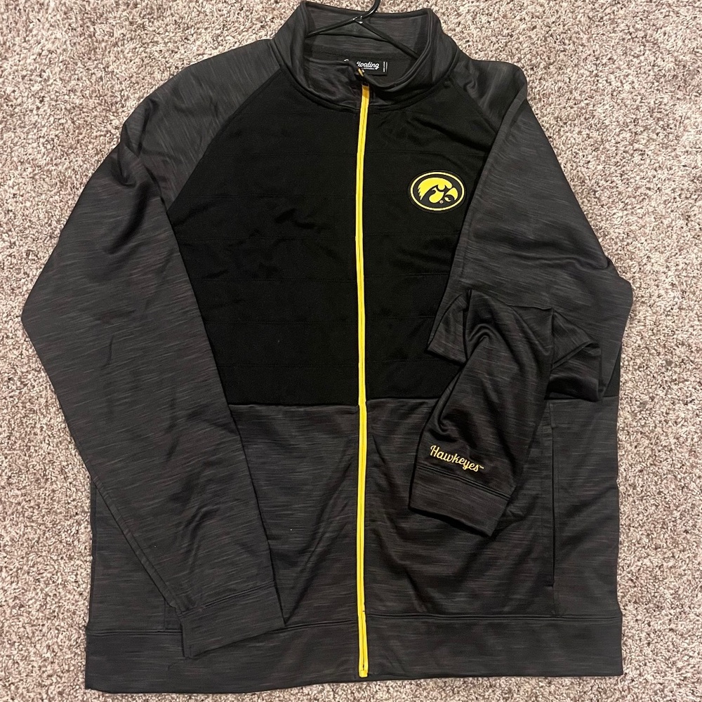 Men's XXL Iowa Hawkeye Full Zip